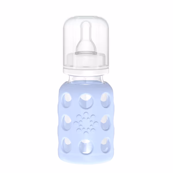 Lifefactory Glass Baby Bottle with Stage 1 Nipple